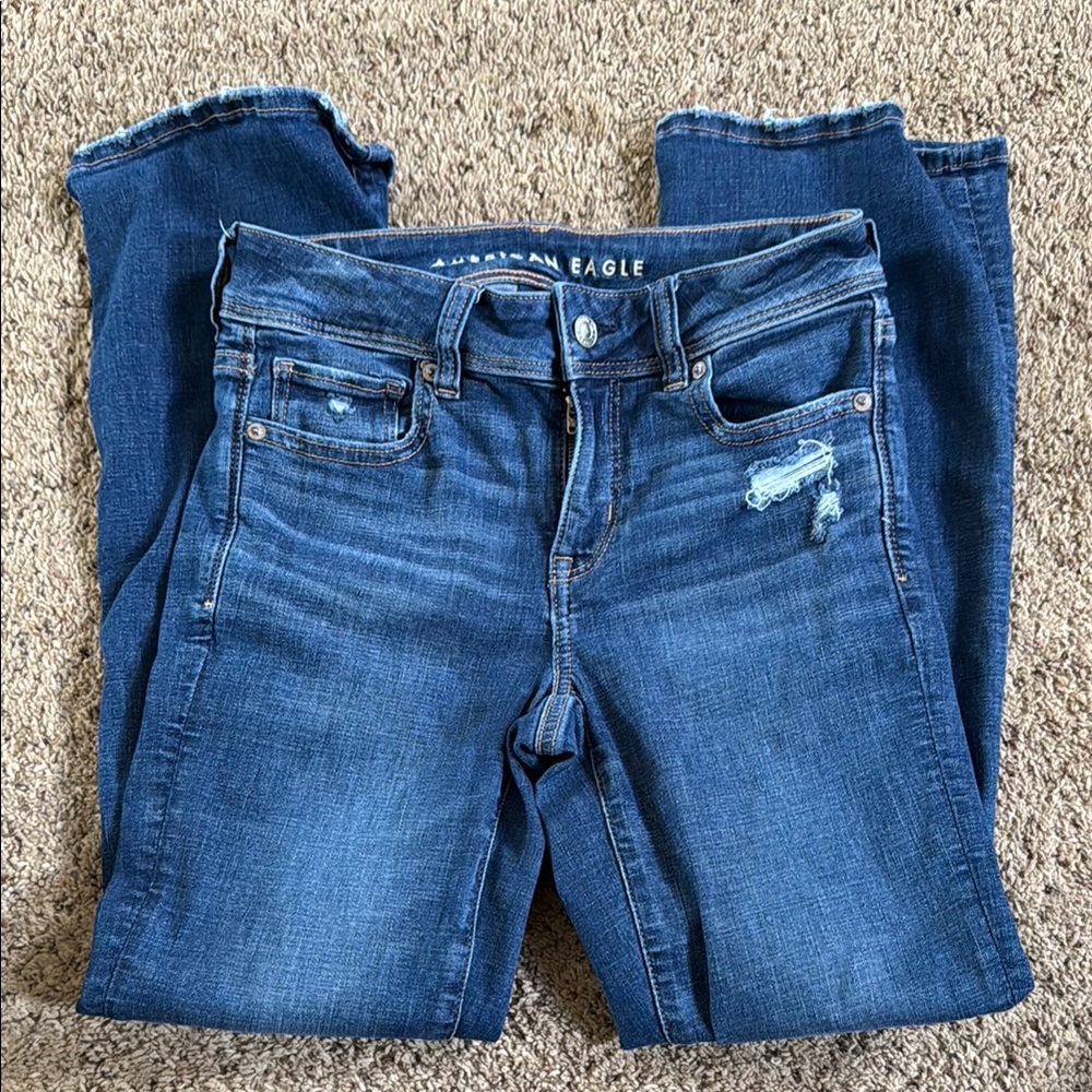American Eagle Outfitters Women's Blue Jeans